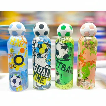 Football Printed Stainless Steel Water Bottle